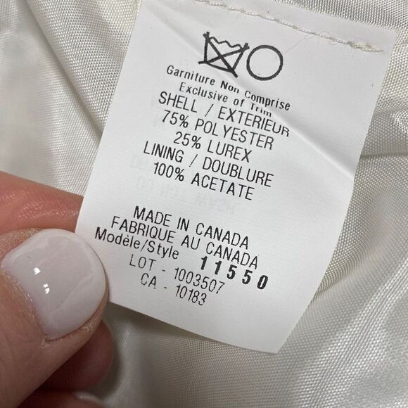 Cartise Silver Design Bell Sleeve Jacket Size 10 NEW - Picture 7 of 8